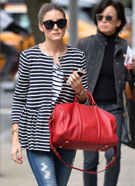 olivia palermo louis vuitton red bag|The Many Bags of Olivia Palermo .